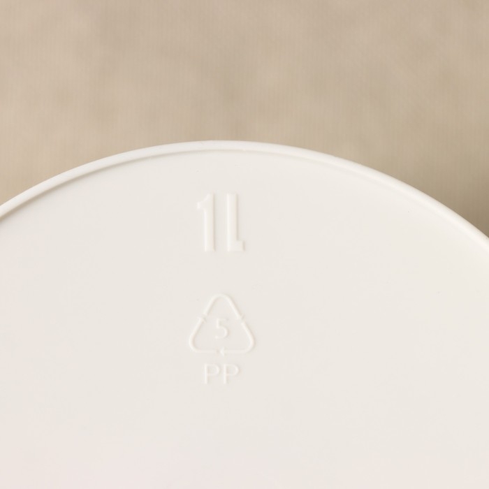 Контейнер для мусора настольный Velvet, 1 л, d=13 см, h=15.5 см, цвет светло-серый Контейнер для мусора настольный Velvet, 1 л, d=13 см, h=15.5 см, цвет светло-серый