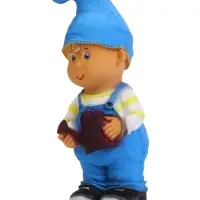 Садовая фигура из полистоуна &laquo;Мальчик-гном с лейкой&raquo;, 33&times;13&times;13 см