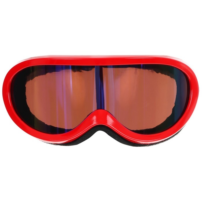 Маска горнолыжная ONLYTOP, цвет красный Маска горнолыжная ONLYTOP, цвет красный