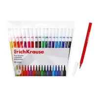 Фломастеры 18 цветов ErichKrause light, в футляре с европодвесом