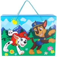 Пакет подарочный-коробка, 40&times;30&times;15 см, упаковка, Щенячий патруль