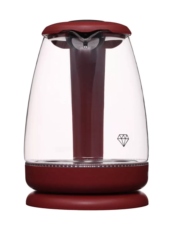 Чайник HYK-G1002 1.7л. 2200Вт бордовый