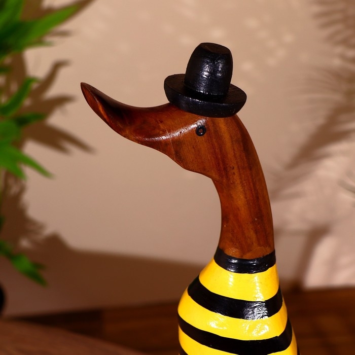 Сувенир "Утка-пчёлка" дерево 45 см