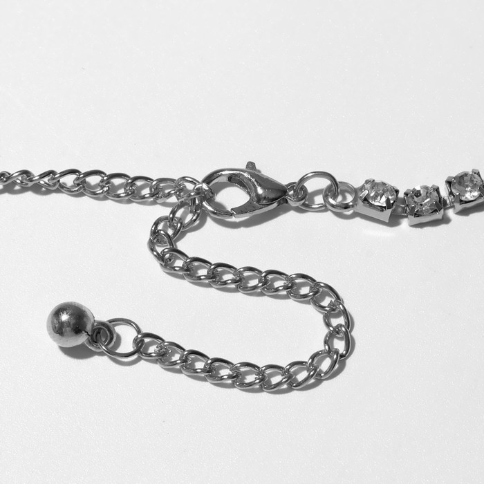 Портупея «Геометрия» три ряда, цвет белый в серебре Портупея «Геометрия» три ряда, цвет белый в серебре