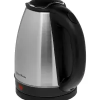 Чайник электрический Happy panda HP-2134, металл, 1.8 л, 1800 Вт, серый