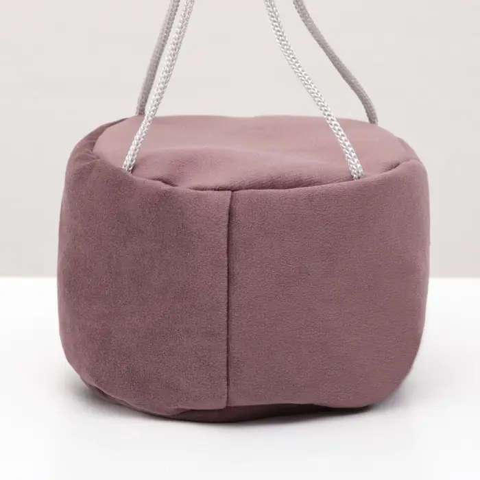 Подвесной дом для грызунов, 15&times;10 см, круглый, мебельная ткань, флис, цвет МИКС