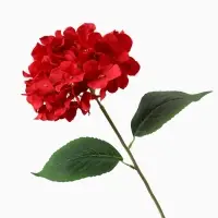 Цветы искусственные &laquo;Гортензия экстра&raquo;, h=55 см, d=16 см, красные