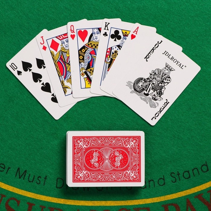 Карты игральные бумажные Jdlroyal 280 г/м2, пластиковое покрытие Карты игральные бумажные Jdlroyal 280 г/м2, пластиковое покрытие