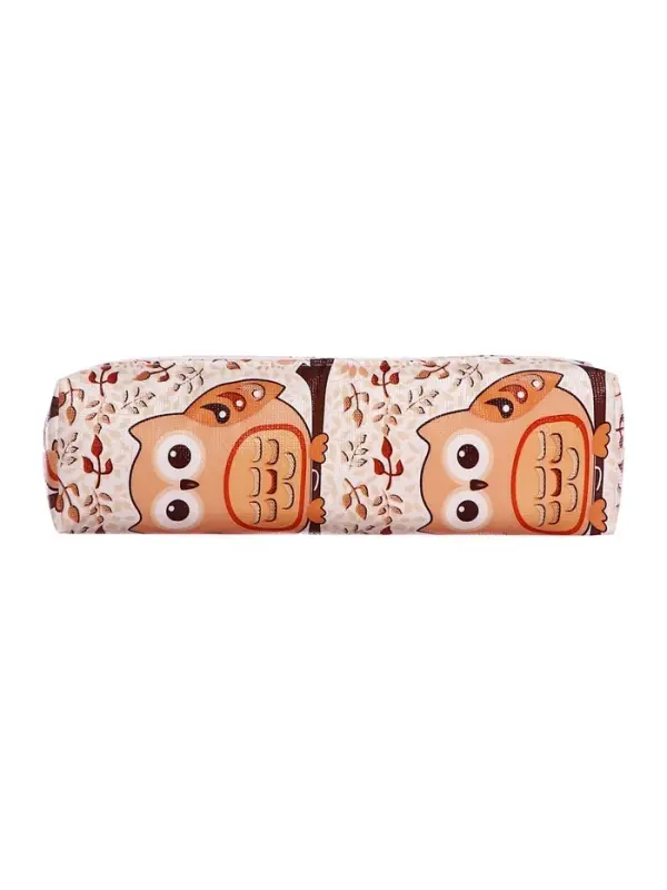 Пенал школьный Calligrata &laquo;Совы&raquo;, на молнии, 1 отделение, с принтом, МИКС