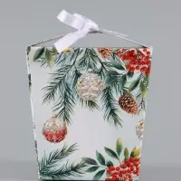 Бонбоньерка &laquo;С Новым годом!&raquo;, 7.5&times;8&times;7.5 см
