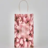 Пакет подарочный крафт «С 8 марта», 12 × 21 × 9 см