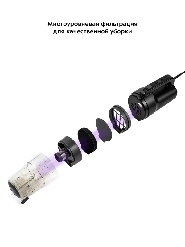 Пылесос для дома вертикальный ручной КТ-5142 (2 в 1) 400 Вт