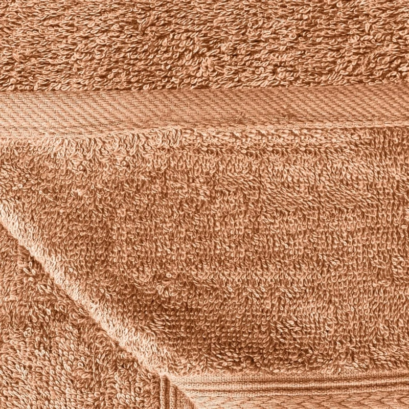 Набор полотенец махровых Luscan/бордюр 400г/м2, 70х140 беж, 5 шт/уп