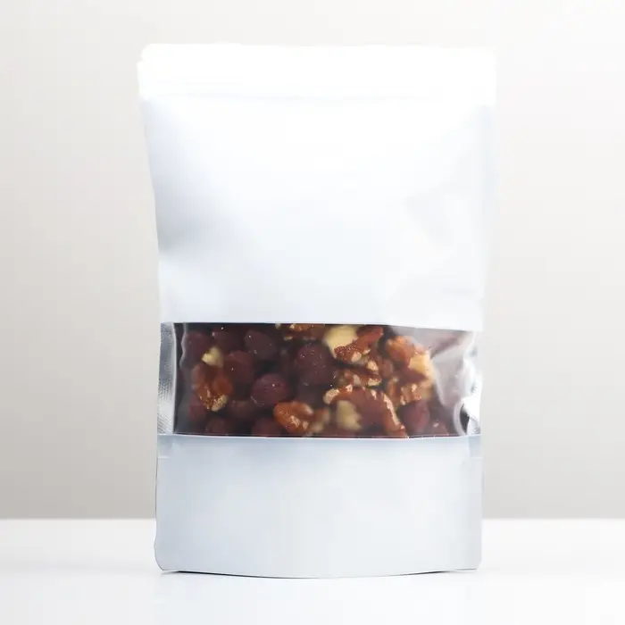 Пакет дой-пак, матовый, белый с окном, 14 х 20 х 4 см Пакет дой-пак, матовый, белый с окном, 14 х 20 х 4 см