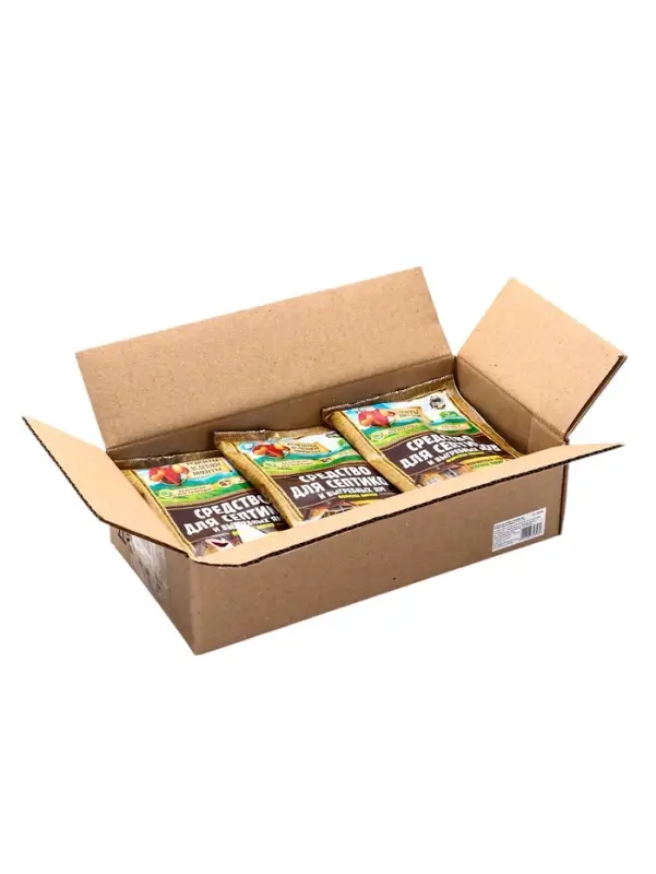 Набор Средство для септиков, выгребных ям &laquo;Рецепты Дедушки Никиты&raquo; 12 шт. по 80 г