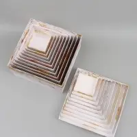 Набор подарочных коробок 10 в 1 &laquo;Золотая коллекция&raquo;, 10.2 &times; 10.2 &times; 6‒28.2 &times; 28.2 &times; 15 см