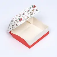 Коробка подарочная новогодняя складная «Хорошего праздника», 10×8×3.5 см