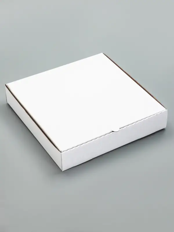 Коробка для пиццы, белая, 32&times;32&times;6 см