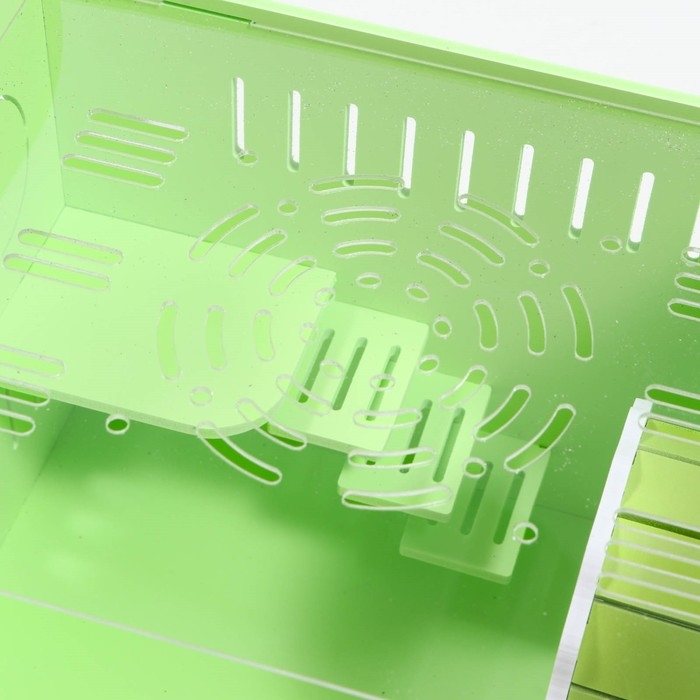 Клетка-переноска для грызунов,акриловая, зелёная, 29 х 23,5 х 26 см Клетка-переноска для грызунов,акриловая, зелёная, 29 х 23,5 х 26 см