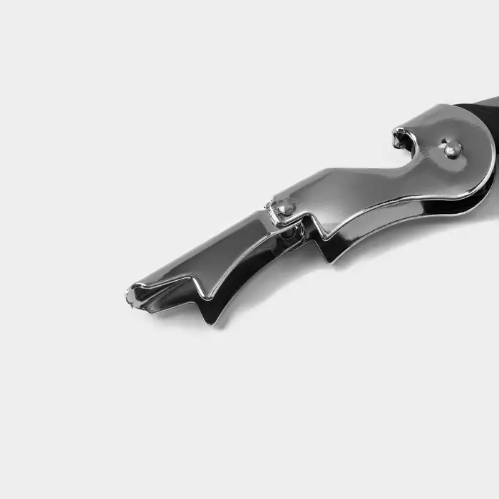 Набор для вина на 2 бутылки Доляна &laquo;Премьер&raquo;, 4 предмета: штопор, пробка, воронка, кольцо