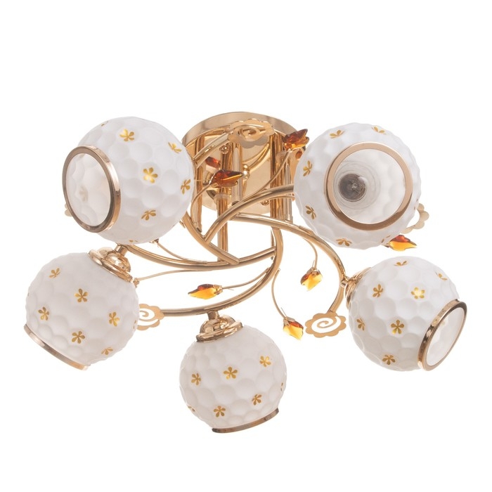 Люстра Люстра "Бэлл" 5х40Вт Е27 Золото МОДЕЛЬ: 2612356