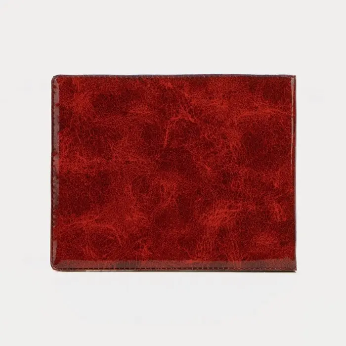 Обложка для удостоверения Обложка для удостоверения "Пропуск", цвет красный