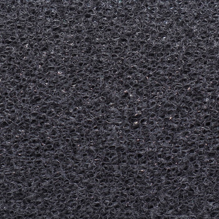 Губка прямоугольная для фильтра турбо № 15, 12 х 12 х 20 см, серая