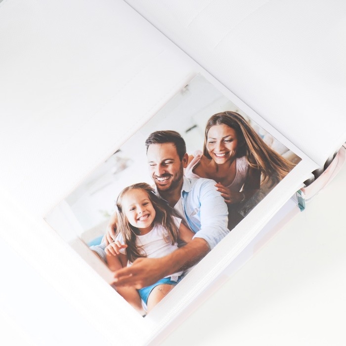 Фотоальбом на 200 фото 10х15 см Фотоальбом на 200 фото 10х15 см "Любящие зайки" МИКС 26х20,5х5,6 см