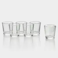 Стопки &laquo;Ода&raquo;, 50 мл, набор 6 шт., стекло, прозрачный