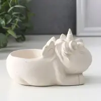 Подставка под мелочей «Единорог», 8×12×9 см, натуральный