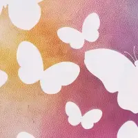 Бумага упаковочная двухсторонняя &laquo;Яркие бабочки&raquo;, глянец, 100&times;70 см