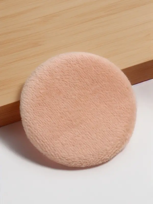 Пуховка для макияжа, с держателем, d = 6 см, МИКС Пуховка для макияжа, с держателем, d = 6 см, МИКС