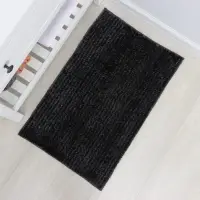 Коврик для дома LaDо́m, букли, плотность 1400 г, 50&times;80 см, велюровый, графитовый