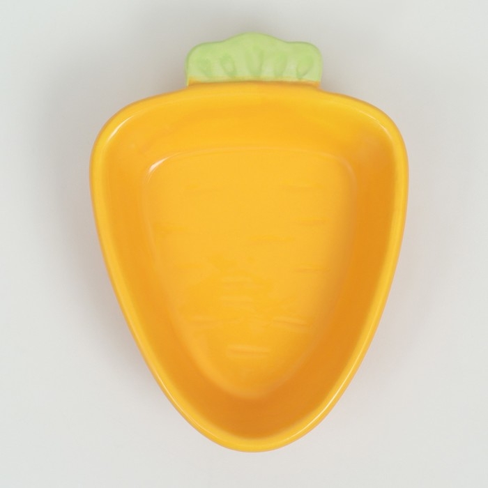 Миска керамическая для грызунов Миска керамическая для грызунов "Морковь" 11 х 8,5 см