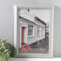 Фоторамка пластик формат А4 "Марокканская мозаика" оттенки голубого 35,7х27х2 см