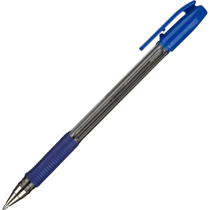 Ручка шариковая Pilot. BPS-GP, синий стержень, узел 1 мм, на масляной основе, резиновый упор