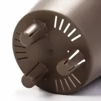 Кашпо со вставкой 1 л d15 см h14 см РАМОНА серый