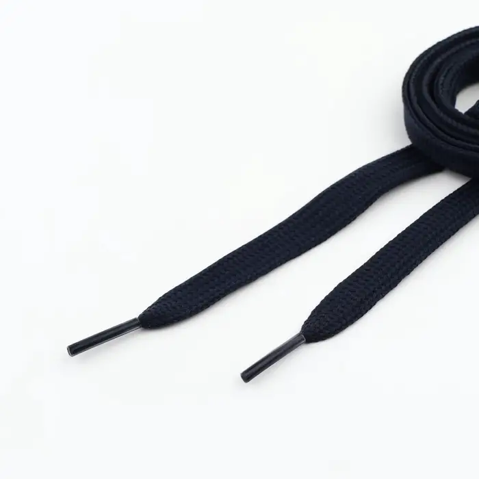 Шнурок для одежды, 120 см × 12 мм, тёмно - синий