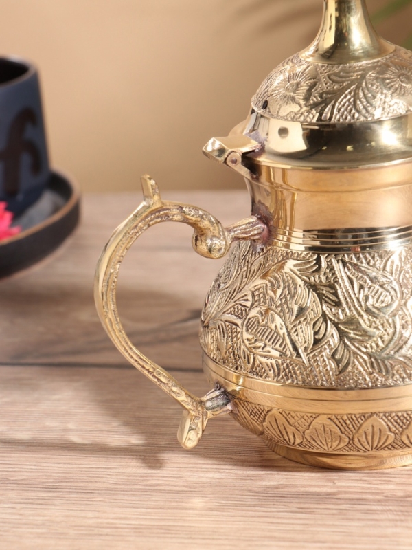 Чайник Чайник "Листья" латунь, 600 мл