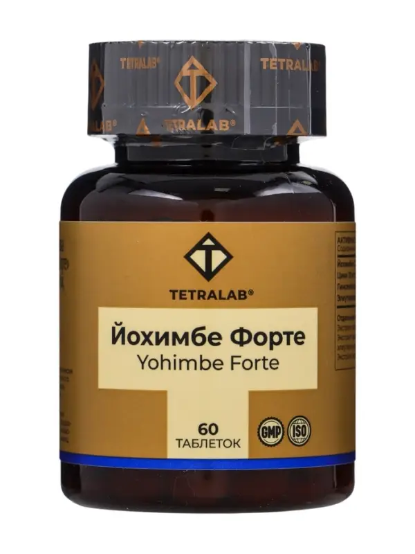 Йохимбе комплекс форте TETRALAB, таб. №60 Йохимбе комплекс форте TETRALAB, таб. №60