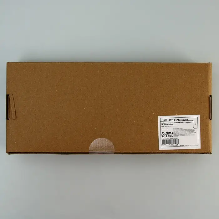 Подставка из гипса. Набор для создания поддона с красками «Шестиугольник»