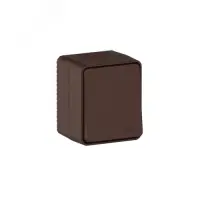 AtlasDesign PROFI IP54 О/У 1-клавишный ПЕРЕКЛЮЧАТЕЛЬ 10 АХ, КОРИЧНЕВЫЙ