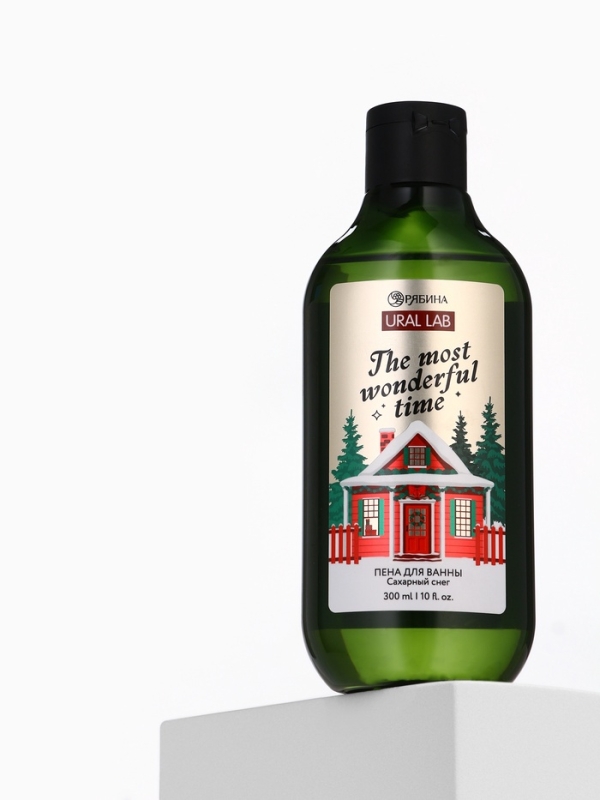 Ural Lab Winter Melody Пена для ванны The most wonderful time, 300 мл, сахарный снег