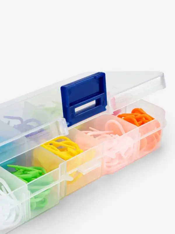 Набор маркеров для петель, 2 см, 120 шт., в контейнере, 12.7&times;6.5&times;2.1 см, разноцветный