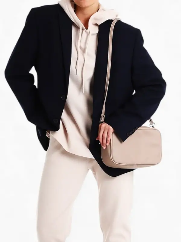 Сумка женская кросс-боди TEXTURA на молнии, 24&times;9&times;15 см, бежевая