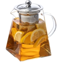 Чайник заварочный AROMA, объем 1 л, из боросиликатного стекла,105039