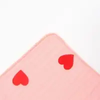 Платки носовые детские &laquo;Крошка Я&raquo; Pink Heart, 20&times;20 см, набор 6 шт., муслин, 100 % хлопок, розовые