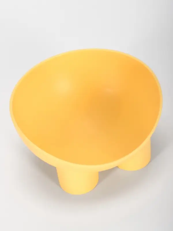 Миска для животных &laquo;БЕГЕМОТ&raquo;, 300 мл, покрытие софт-тач, пластик банановый