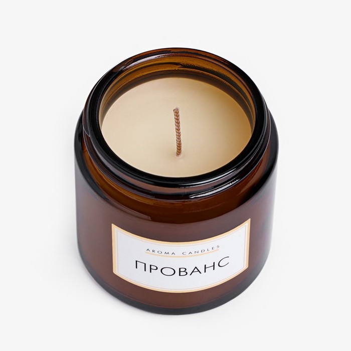 Свеча в банке ароматическая  Свеча в банке ароматическая "Прованс", 6,2х6,2х6,5 см, 9 часов