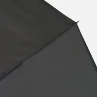 Зонт обратного сложения inLoop с ручкой-карабином, черный